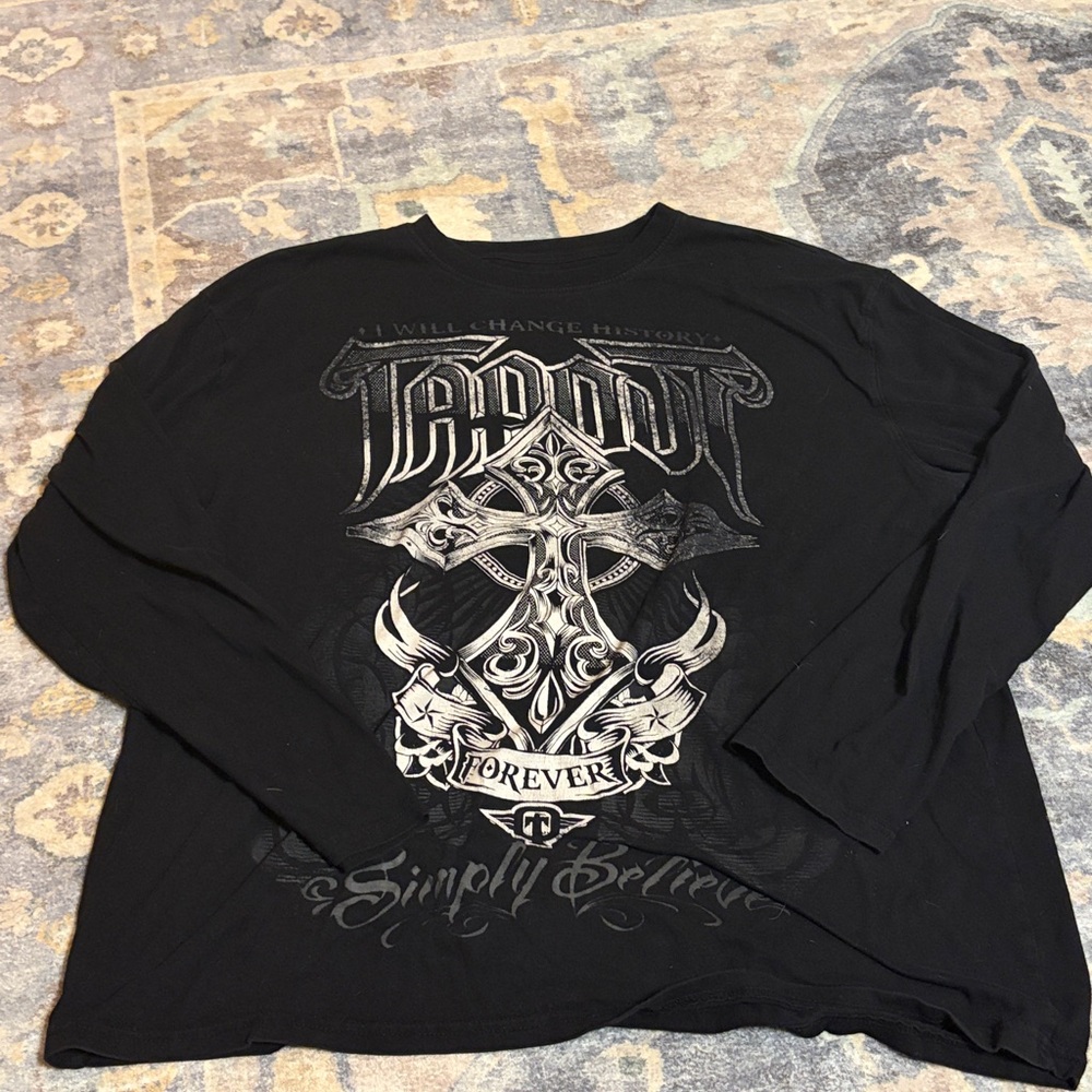 Tapout Black Graphic Tee